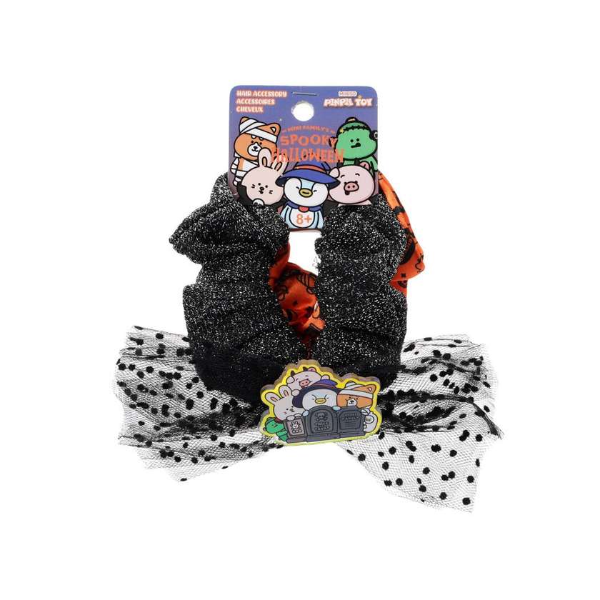 MINI FAMILY Halloween Series Bowknot Hair Ties (2 pcs)