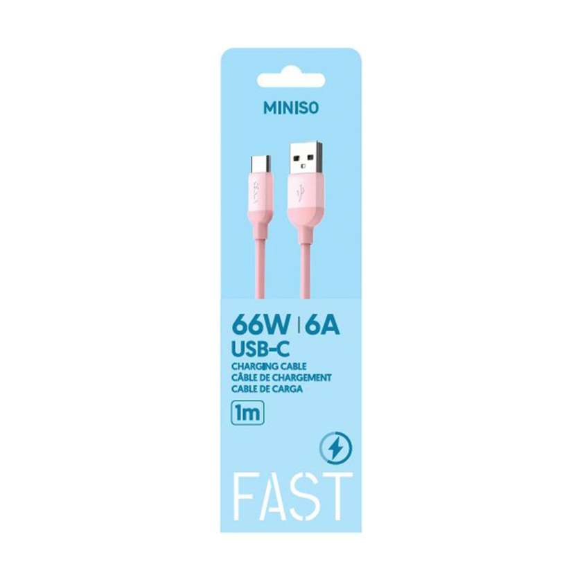 ATL Silicone Fast Charging Cable(Pink)