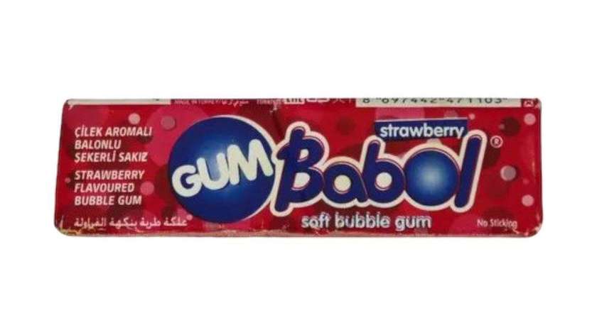 Strawberry Babol Gum