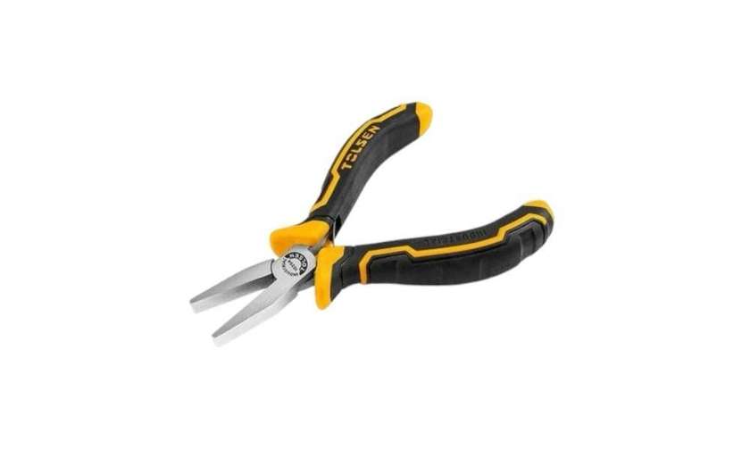 Tolsen tol2352-10354 Flat Nose Pliers with Rubber Handle 115mm 4.5