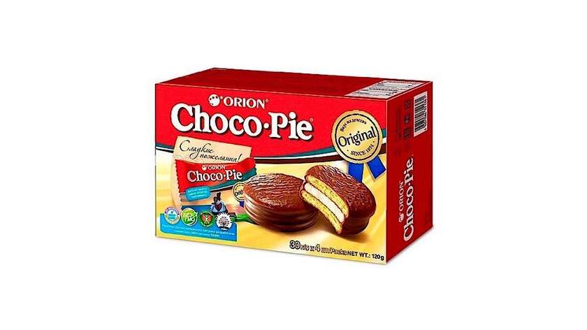 Choco Pie 4-Piece Chocolate Biscuit