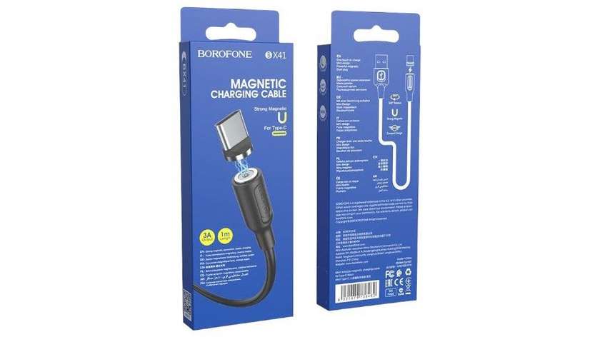 Borofone Magnetic Charging Cable for Type-C 1m