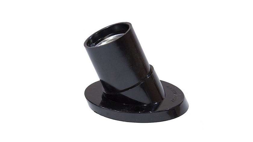 Angled Wall Light Bulb Socket