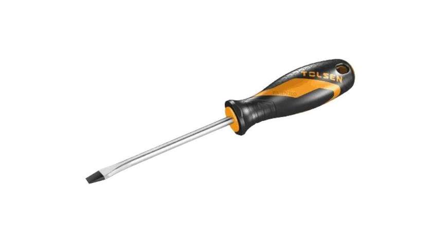 TOLSEN TOL36-20003 Screwdriver with Metal Rubber Handle 5.5*100MM