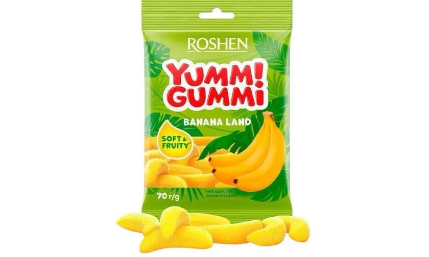 Yumm! Gummi Banana Jelly Candy 70g