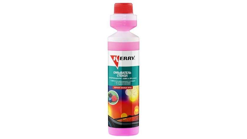 Glass cleaner super concentrate with forest berry scent 270ml