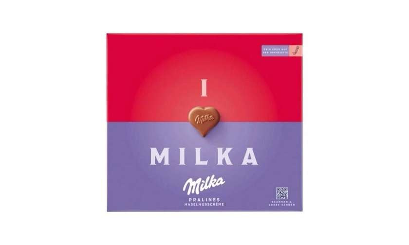 Milka Milk Chocolate with Hazelnut Filling 110g
