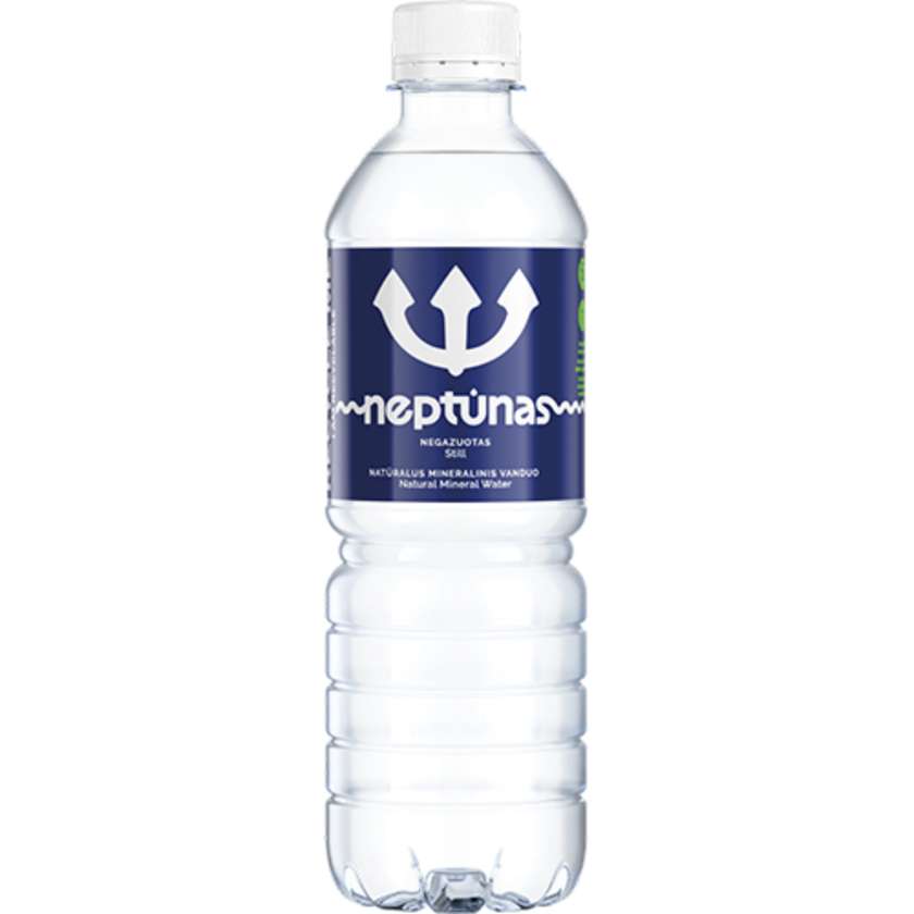 Negazuotas mineralinis vanduo 0,5 l