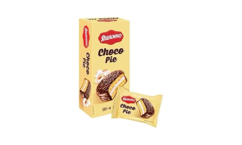 Yashkino Choco Pie Marshmallow 180g 6pcs