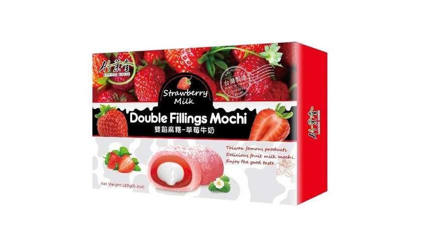 Double Filled Mochi Strawberry Milk 180g