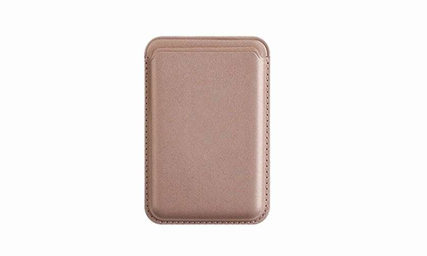 iPhone Leather Wallet (MagSafe) Rose gold