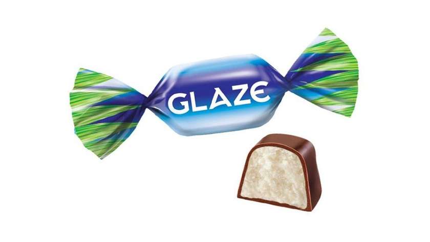 Glace Chocolate Bar with Coconut Filling 500g