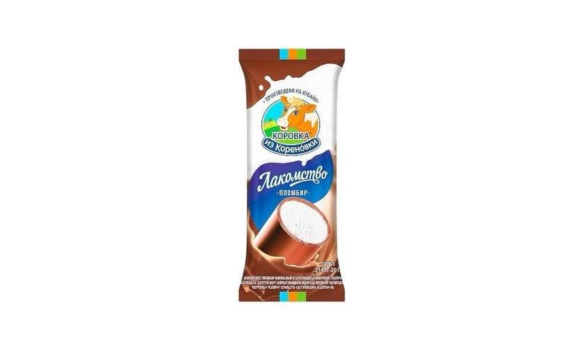 Chocolate and Cream Plombir Ice Cream 90g