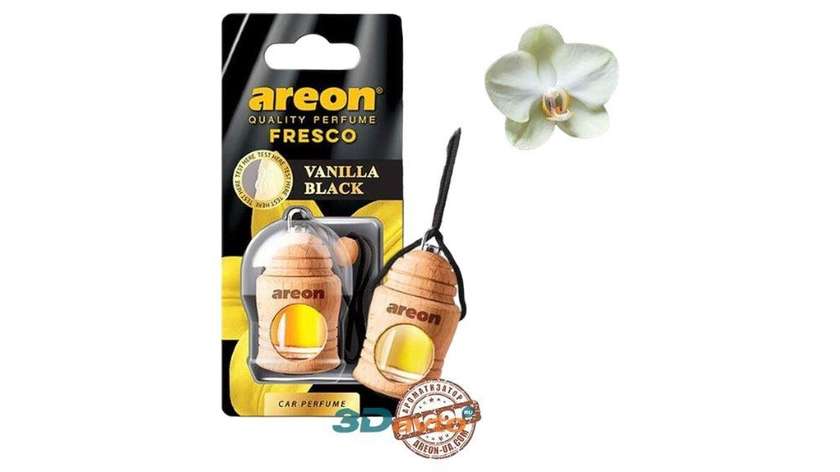 Areon Fresco Vanilla Black Air Freshener