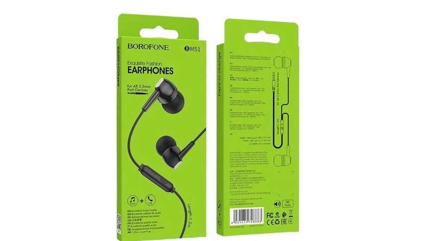 Borofone Exquisite Fashion Earphones 1.2m