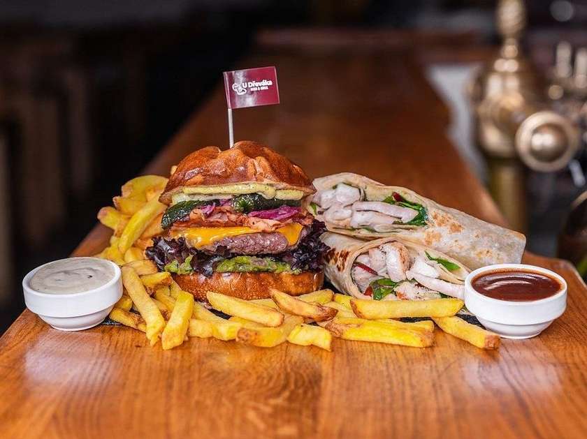 🍔🌯 Burger Wrap Menu