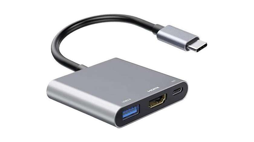 FT-H07B USB-C to HDMI 4K + USB Charging 3.0 + USB-C PD Adapter