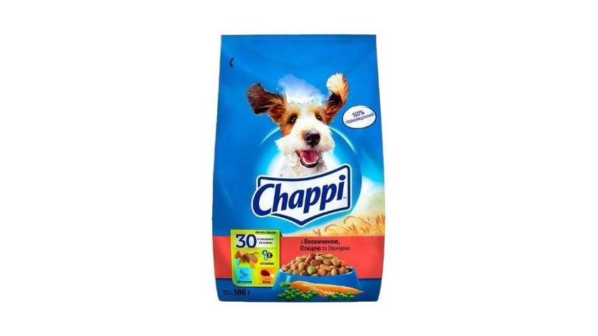 Chappi with Beef, Poultry and Vegetables 500g