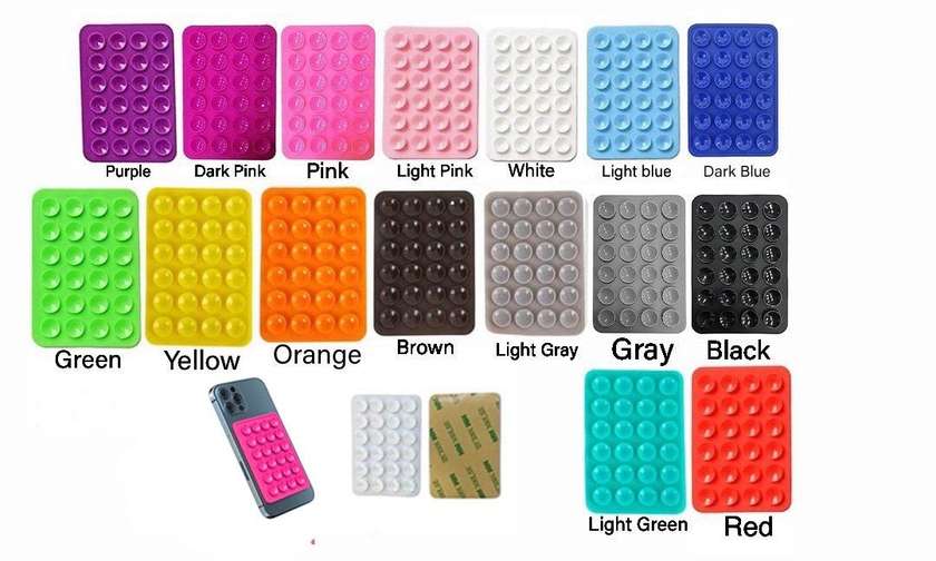 Silicone Suction Pad 5 Piece choose color