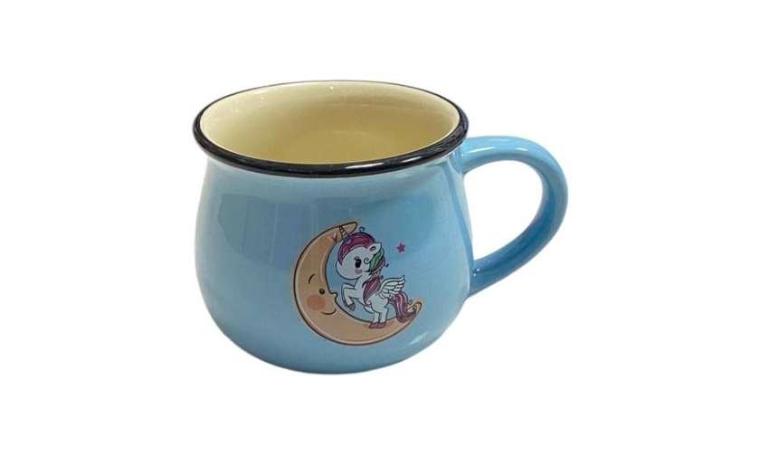 Unicorn Blue Cup (1 pc)