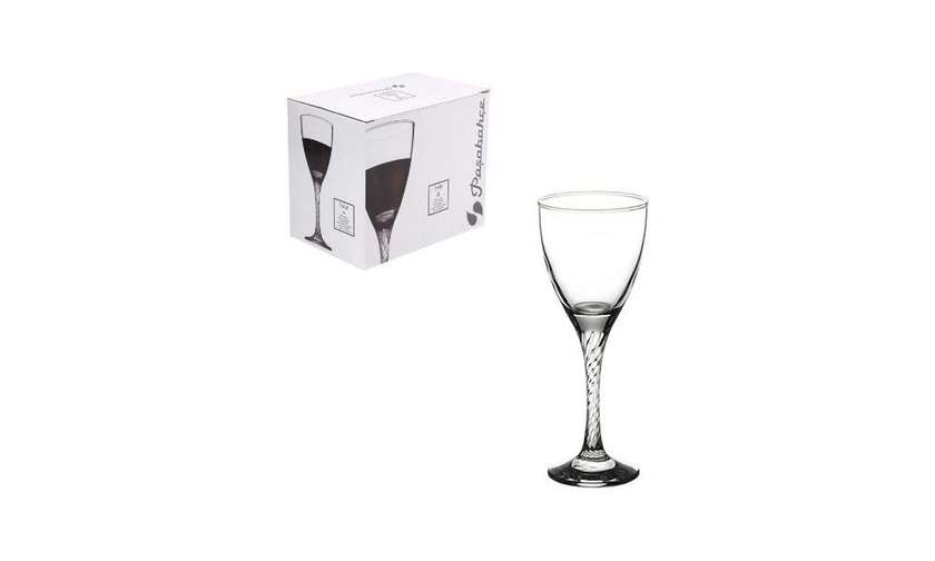 Set of 6 High Wine Glasses