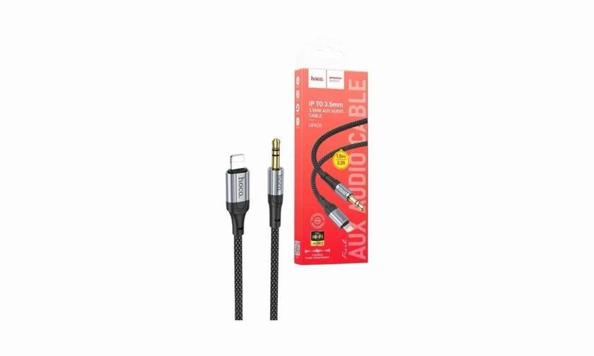 hoco UPA26 AUX 3.5mm to 3.5mm Audio Adapter Cable(Black)
