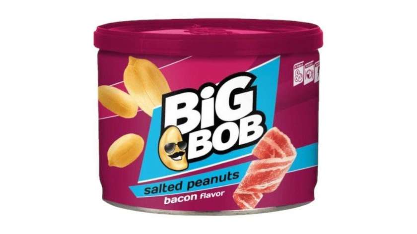 Big Bob Peanuts with Salty Bacon Flavor 120g
