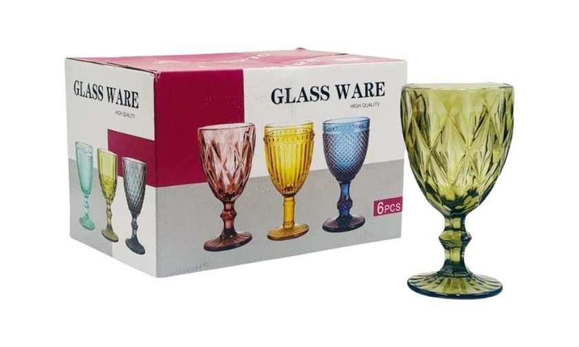 Low Glass Purple 6-Piece Set