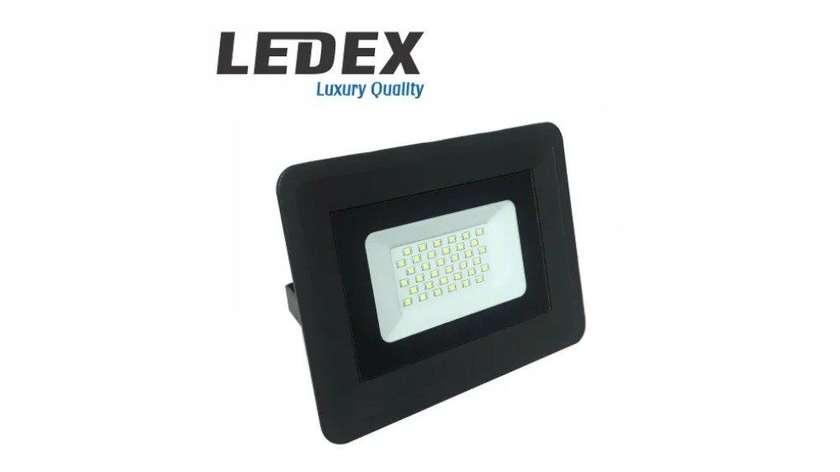 LEDEX LED Projector 75W 6500K IP65 Black