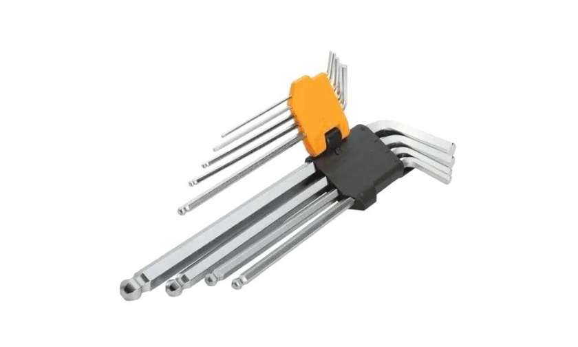 Tolsen tol45-20054 Hex Screwdriver Set with Long Handle, 9 Pieces