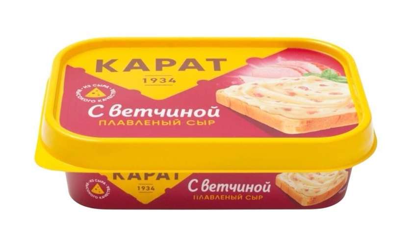 Processed Cheese Karati with Ham 200g