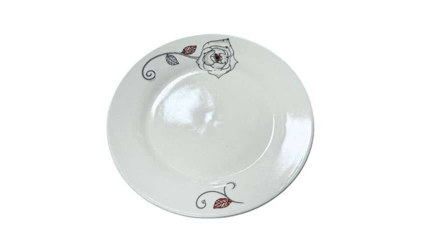 Small Plate with Flower Design