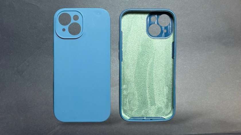 Silicone Case iPhone 15 Dark Blue