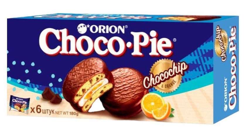 Choco Pie with Orange Flavor 6 pcs
