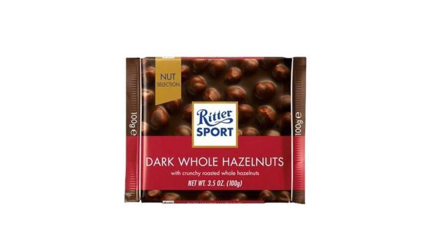 Ritter Sport Dark Whole Hazelnuts 100g