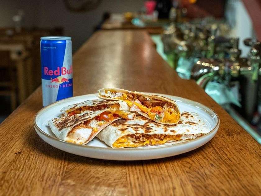 🌮 RedBull Ultimate Chicken Strips Quesadilla 🌶️