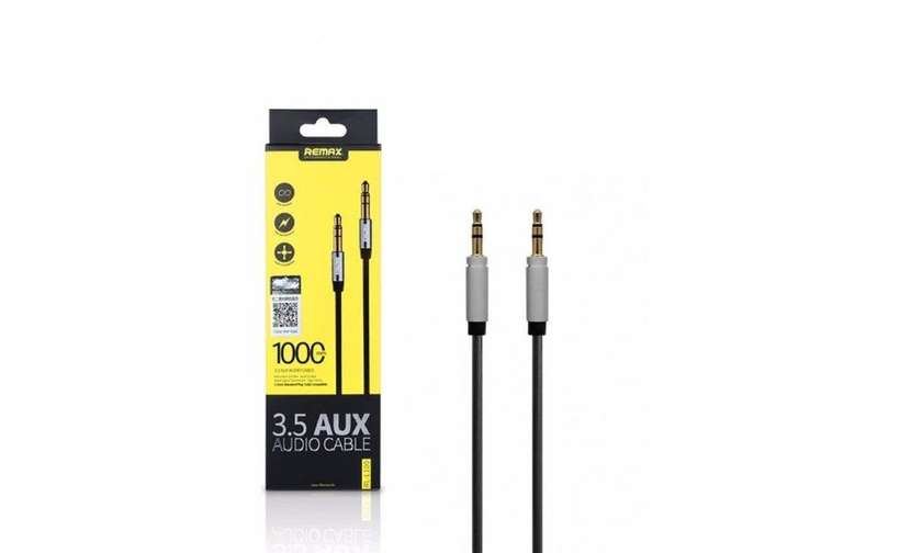 REMAX RL-L100 3.5 AUX Audio Cable (Black)