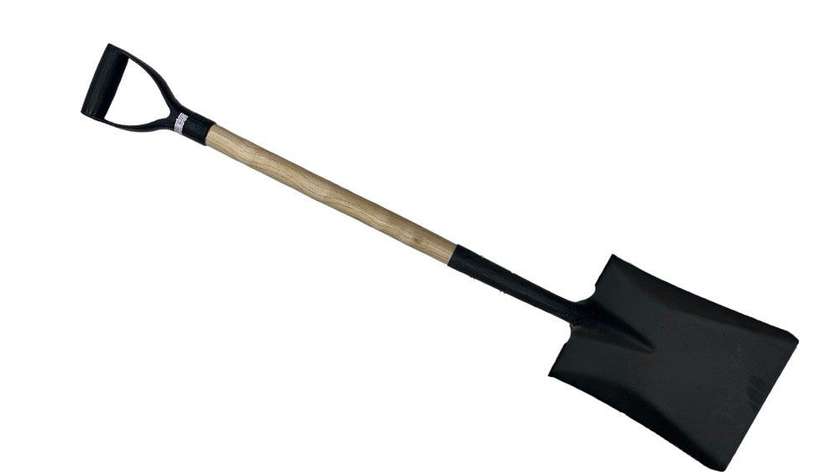Shovel with Wooden Handle
