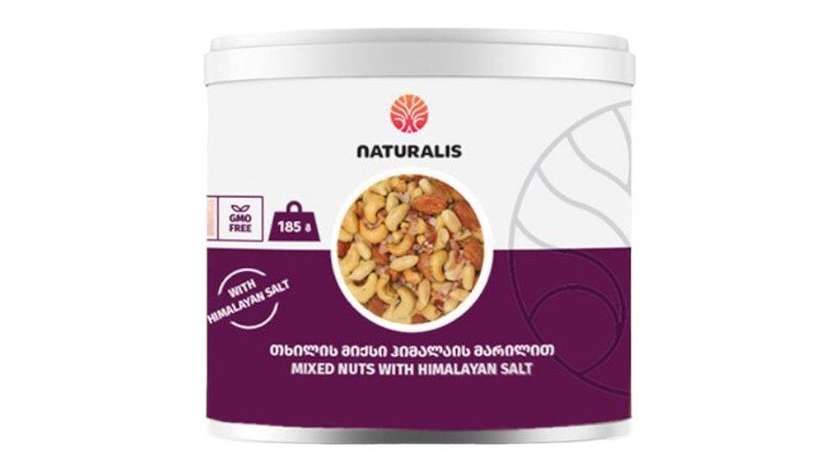 Naturalis Hazelnut Mix with Himalayan Salt 185g