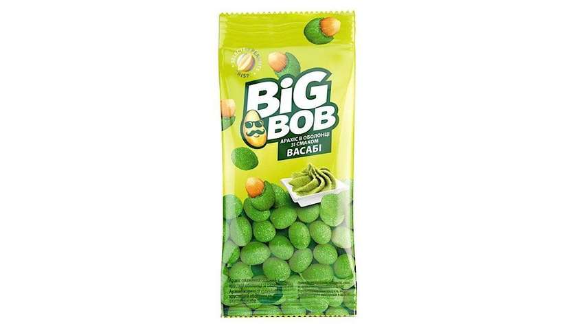 Big Bob Crispy Peanut with Wasabi Flavor 50g
