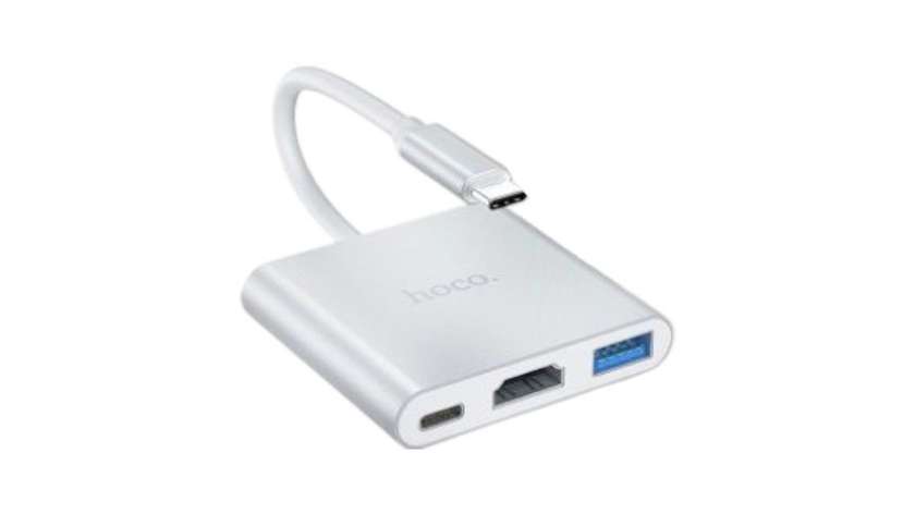 Hoco 3 in 1 USB-C to HDMI USB Hub HB14