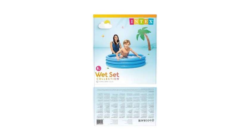 Inflatable Round Pool 1.14m x 25cm for Children 2+ Years
