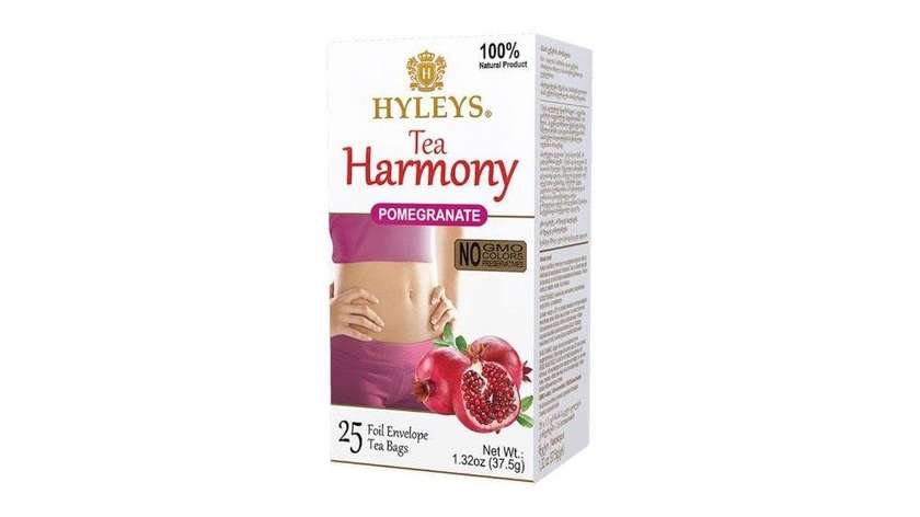 Hyleys Harmony Pomegranate Flavored Tea 25 bags