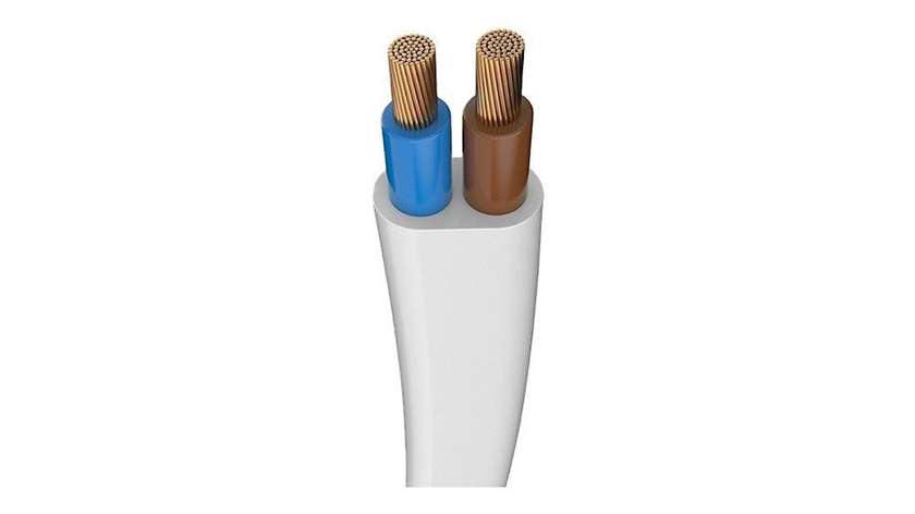 Electrical Cord H05VVH2-F 2X0.75 (1 Meter) (For Lamps)