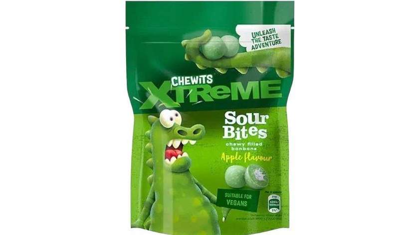 Apple and Lemon Flavored Chewy Candies 165g