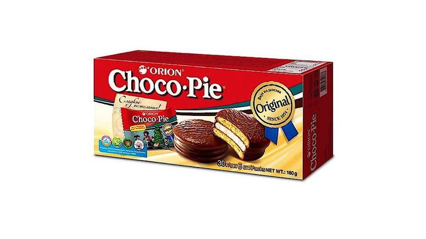 Choco Pie 6-Piece Chocolate Biscuit