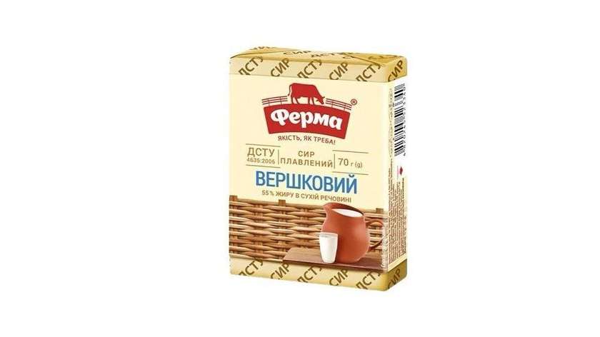 Melted Cream Cheese 55% Farm, Briket, 70g