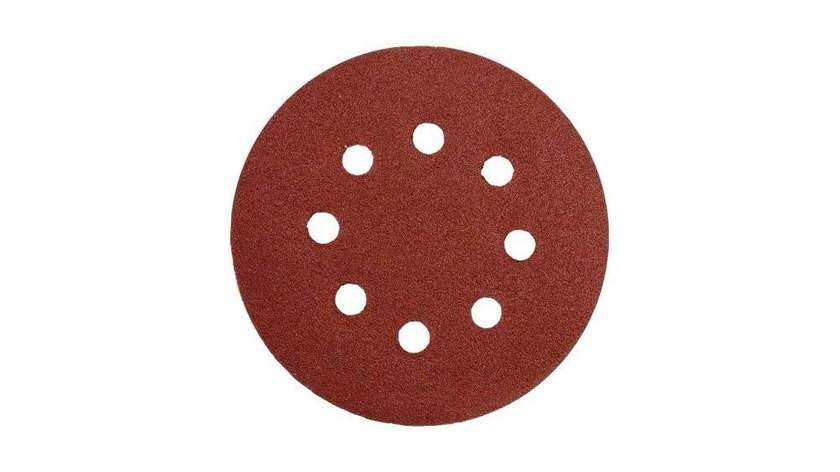 Yato yt-83454 Round Sandpaper with Hole 125mm - 1 Piece