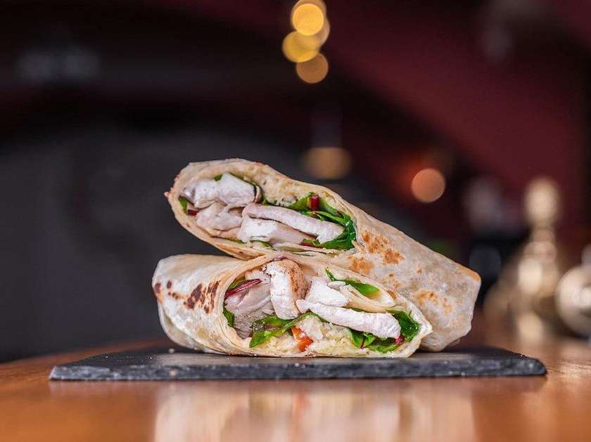 Parmesan Chicken Bacon Wrap