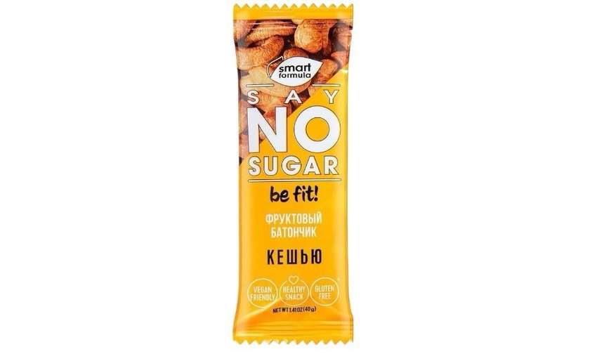 Say No Sugar Smart Formula Fruit and Nut Bar Cashew